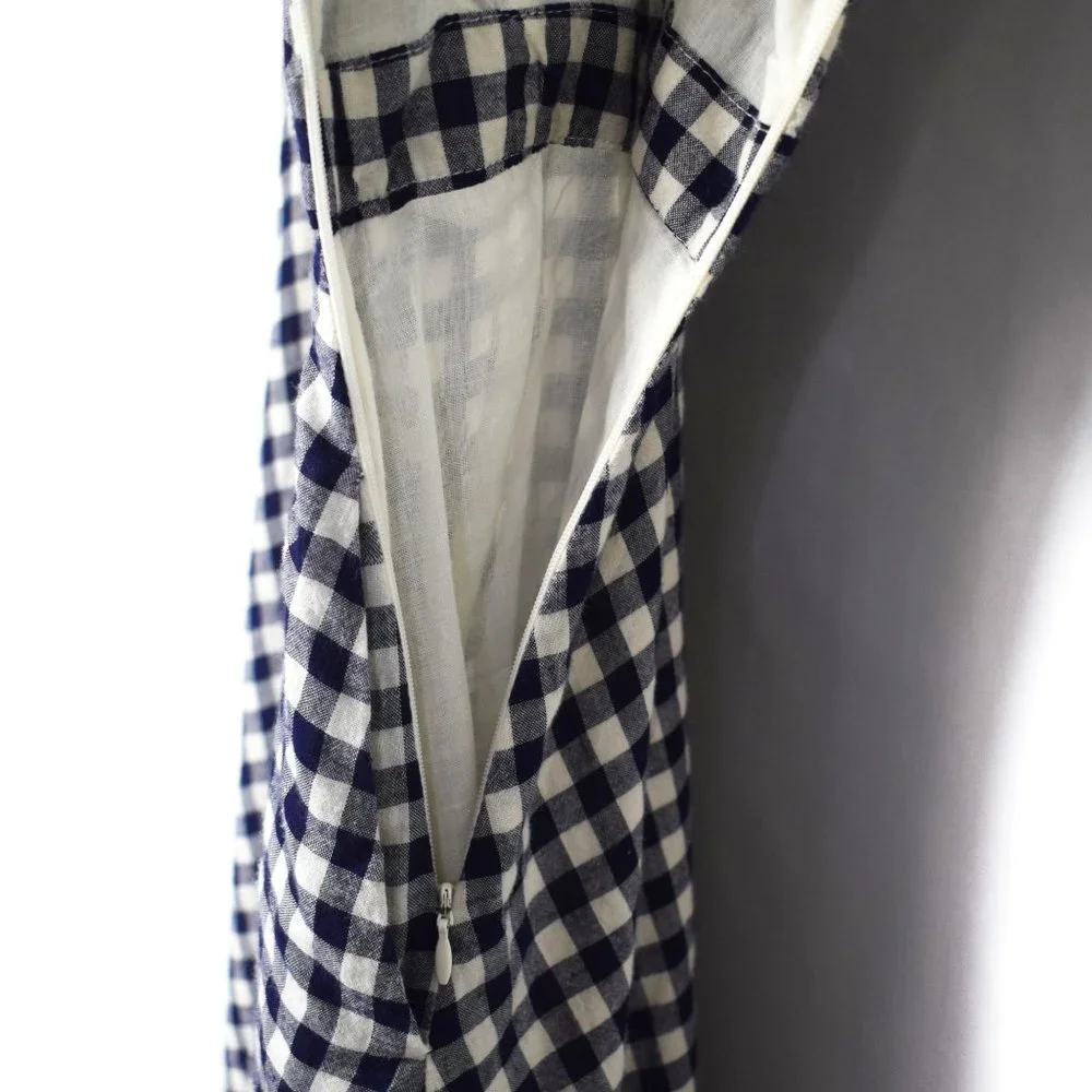 Altar'd State Elias Gingham Plaid Dress w/ Pockets - Picture 8 of 15